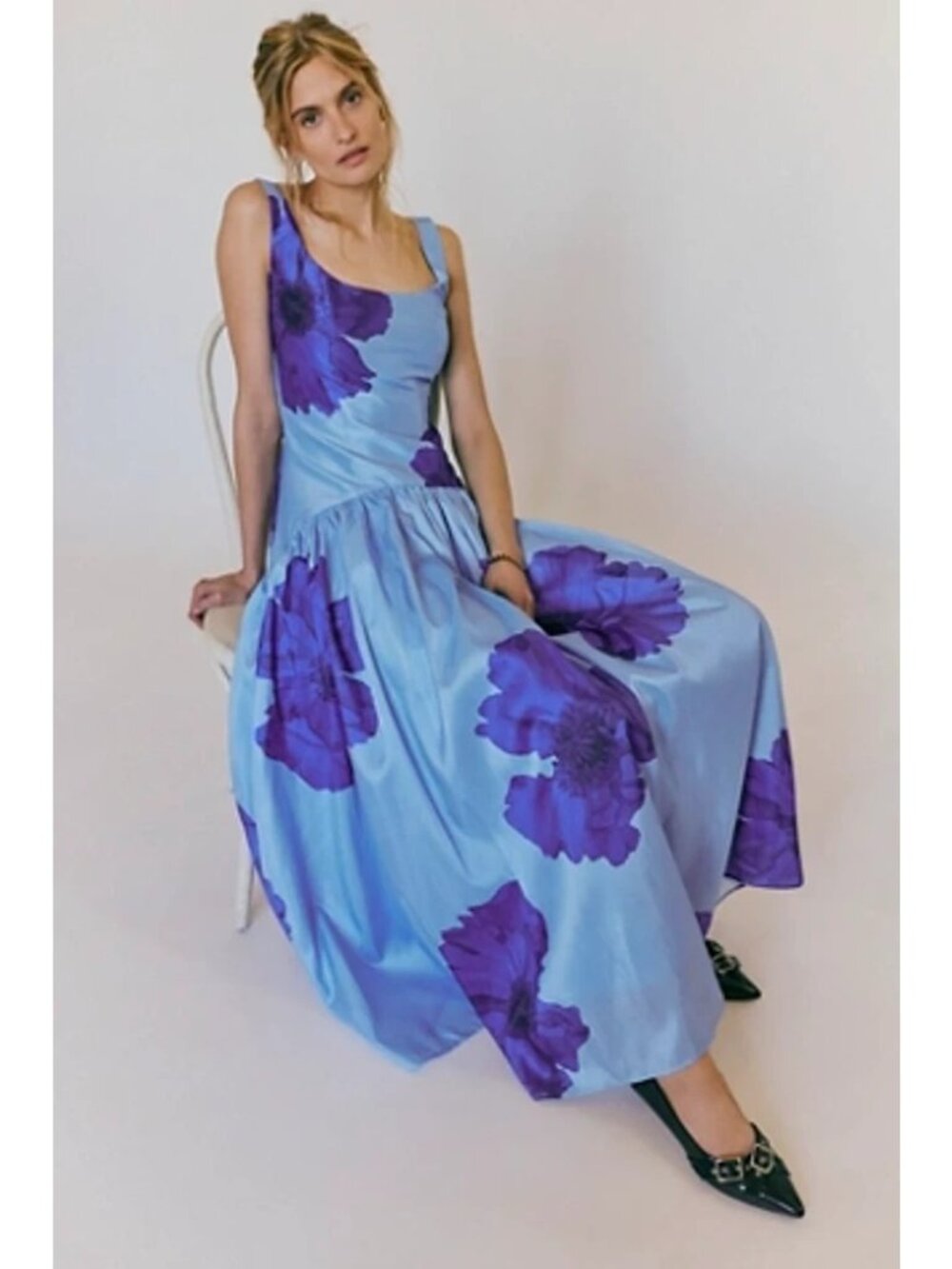 Free People Hutch The Ridge Printed Maxi Dress Formal Garden Elegant Womens 8